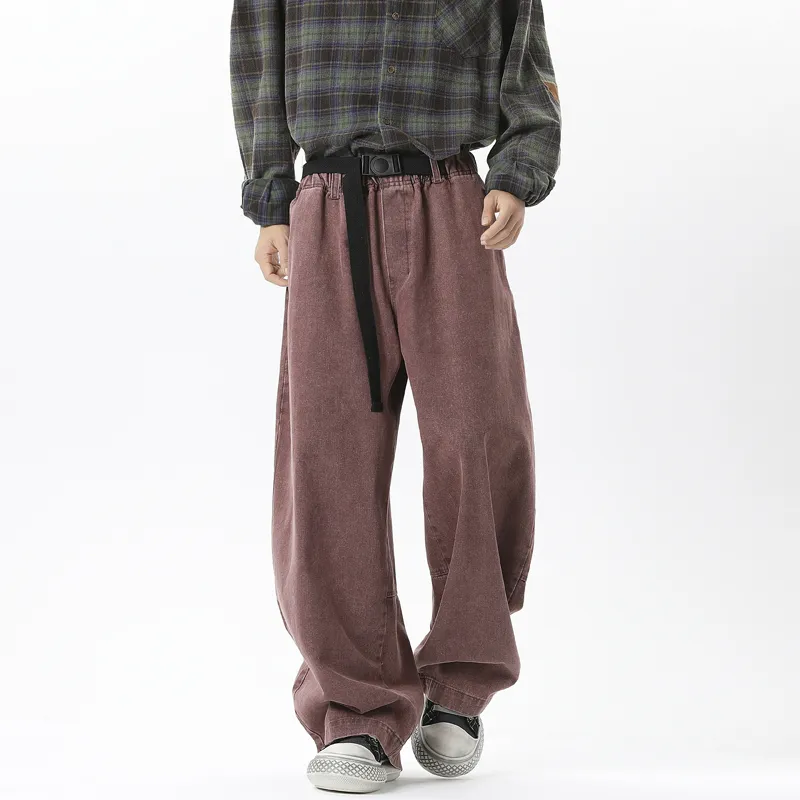 GEOFFREY B. SMALL Jeans Unisex Burgundy-7
