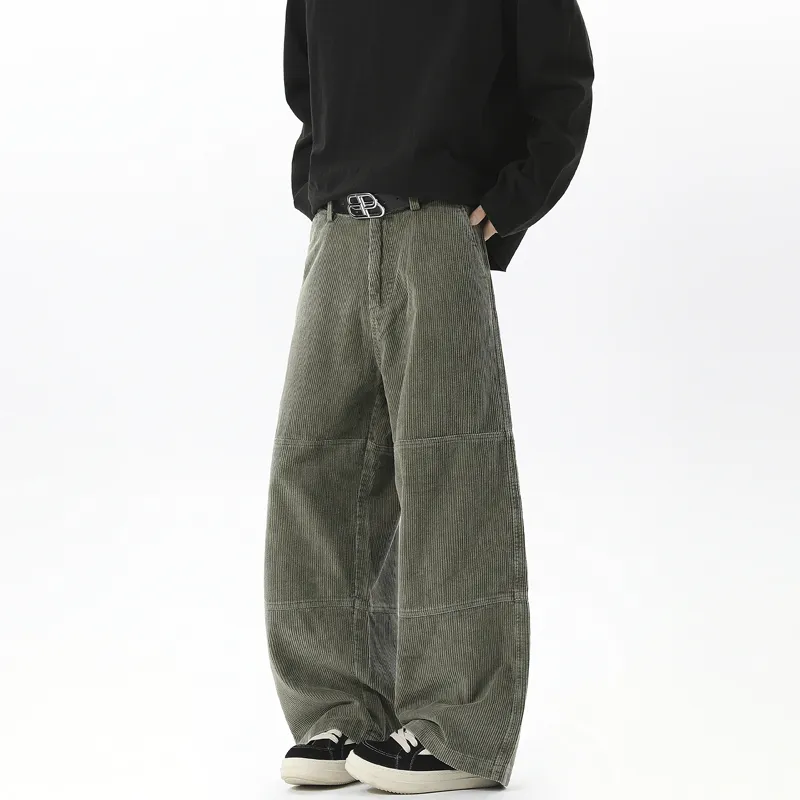 GEOFFREY B. SMALL Casual Pants Unisex Army Green-3