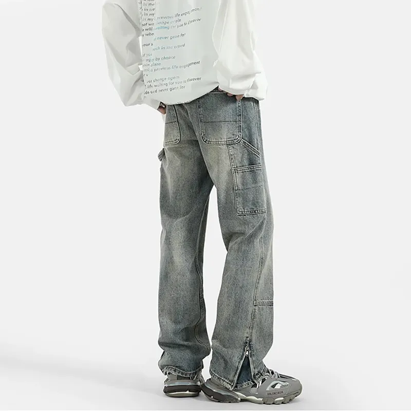 GEOFFREY B. SMALL Jeans Unisex Vintage Blue-7