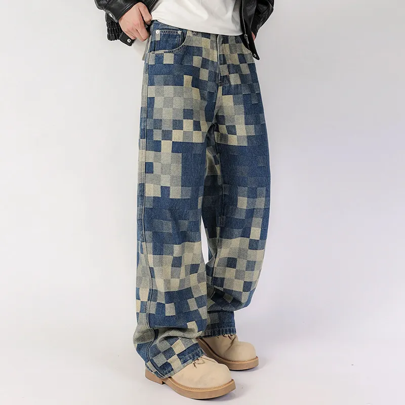 FCMM Jeans Unisex Mosaics Blue-2