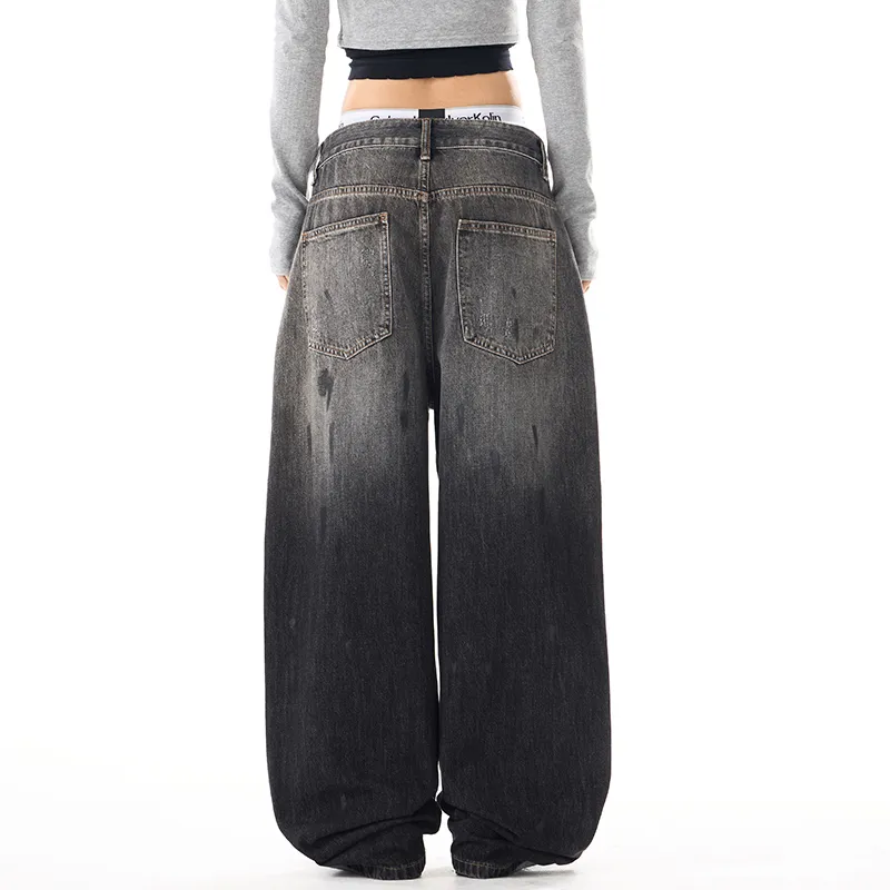 FCMM Jeans Unisex Black Gray-5
