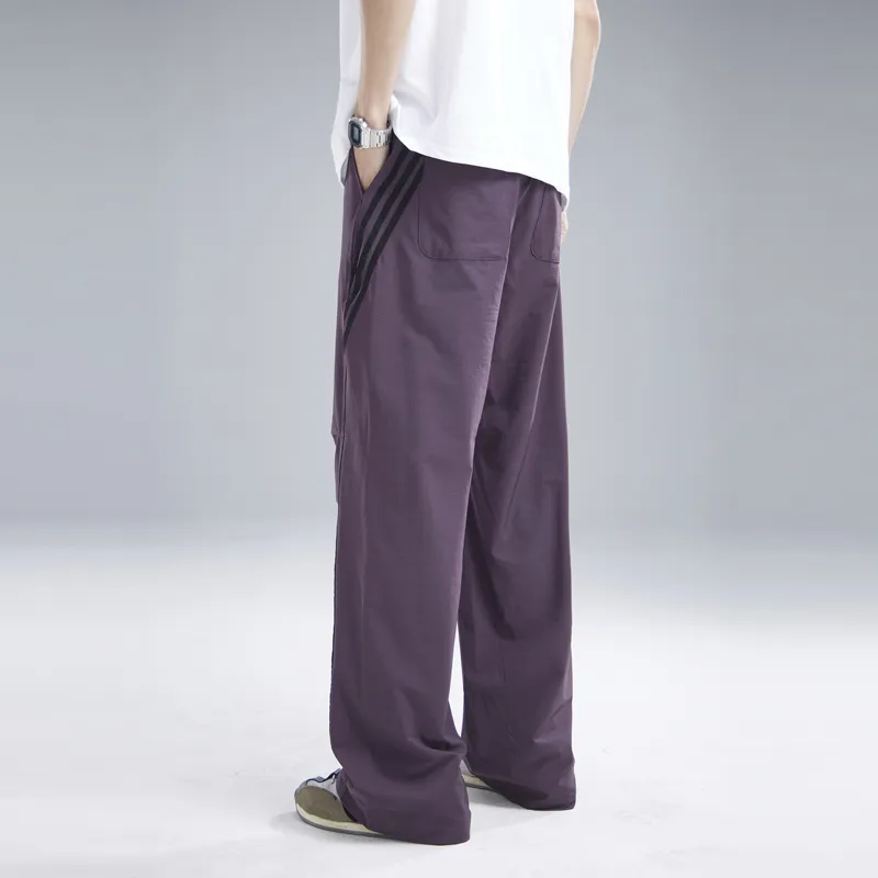 FCMM Casual Pants Unisex Purple-4