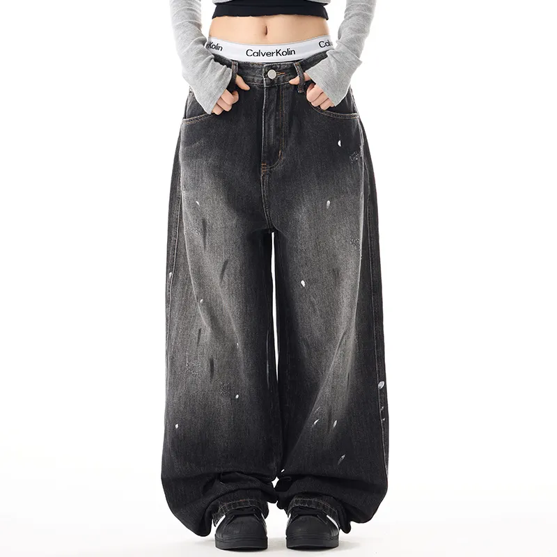 FCMM Jeans Unisex Black Gray-2