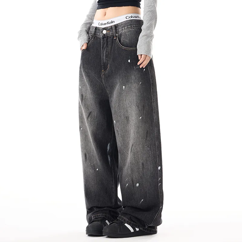 FCMM Jeans Unisex Black Gray-3