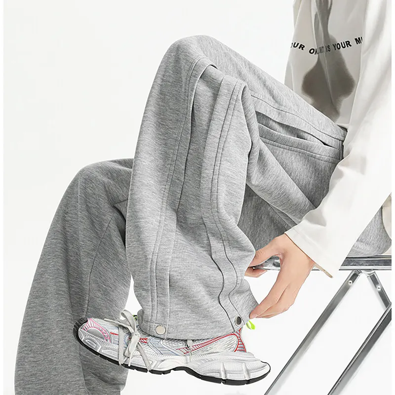 WKOOG Casual Pants Unisex Navy Blue-7