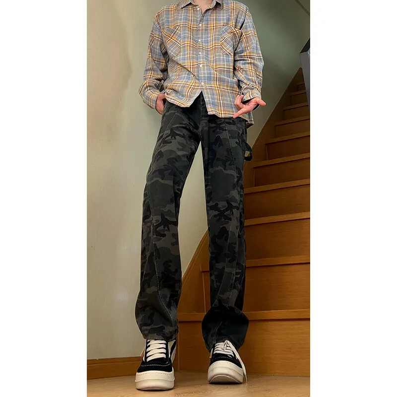 WKOOG Jeans Unisex Camouflage-4