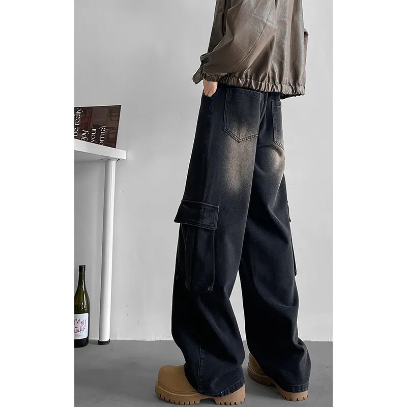 PAINT STAIN Jeans Unisex-12