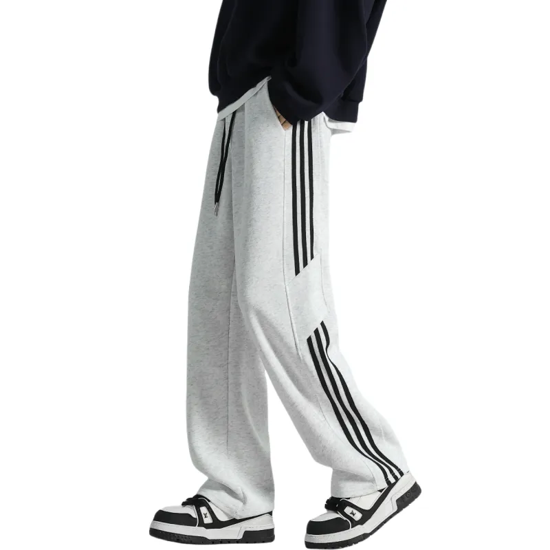 WKOOG Casual Pants Unisex Heather Gray-3
