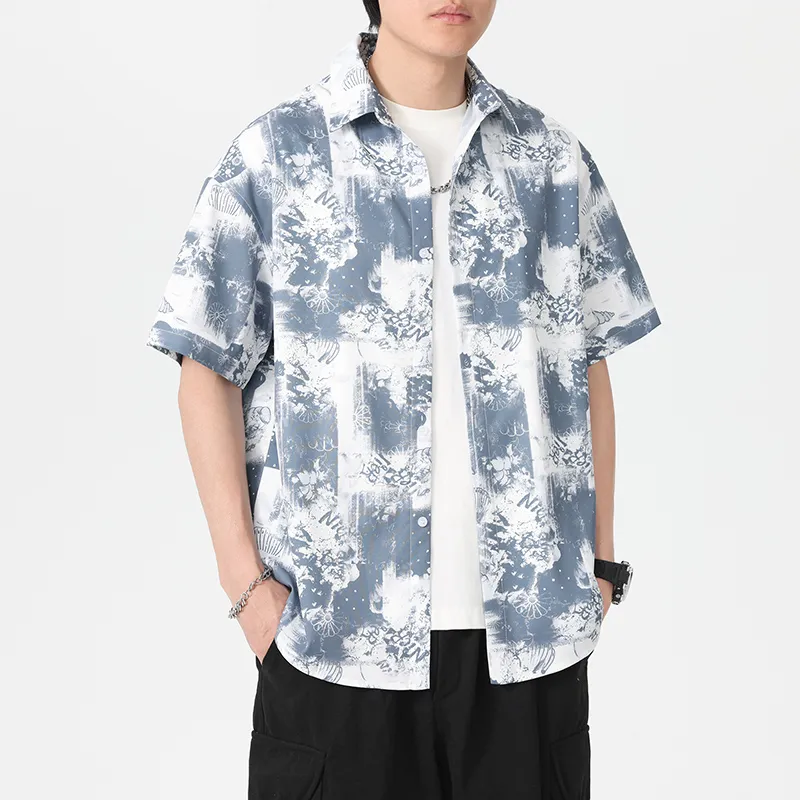 WKOOG Shirts Unisex Night Sea Ink Painting-3