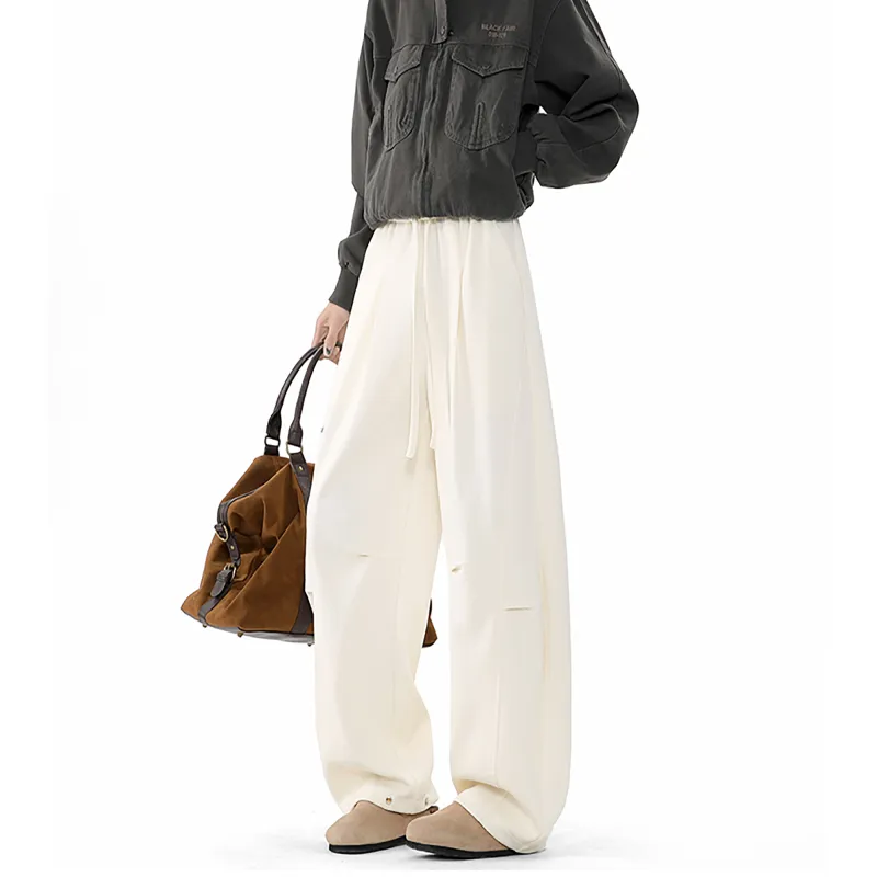 WKOOG Casual Pants Unisex Black-12