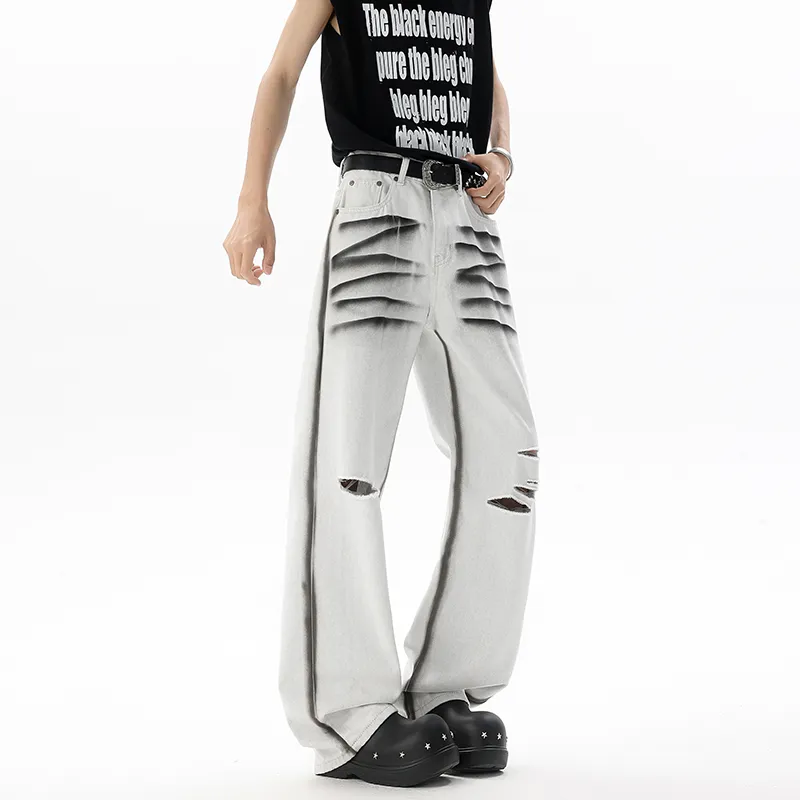 WKOOG Jeans Unisex White-2