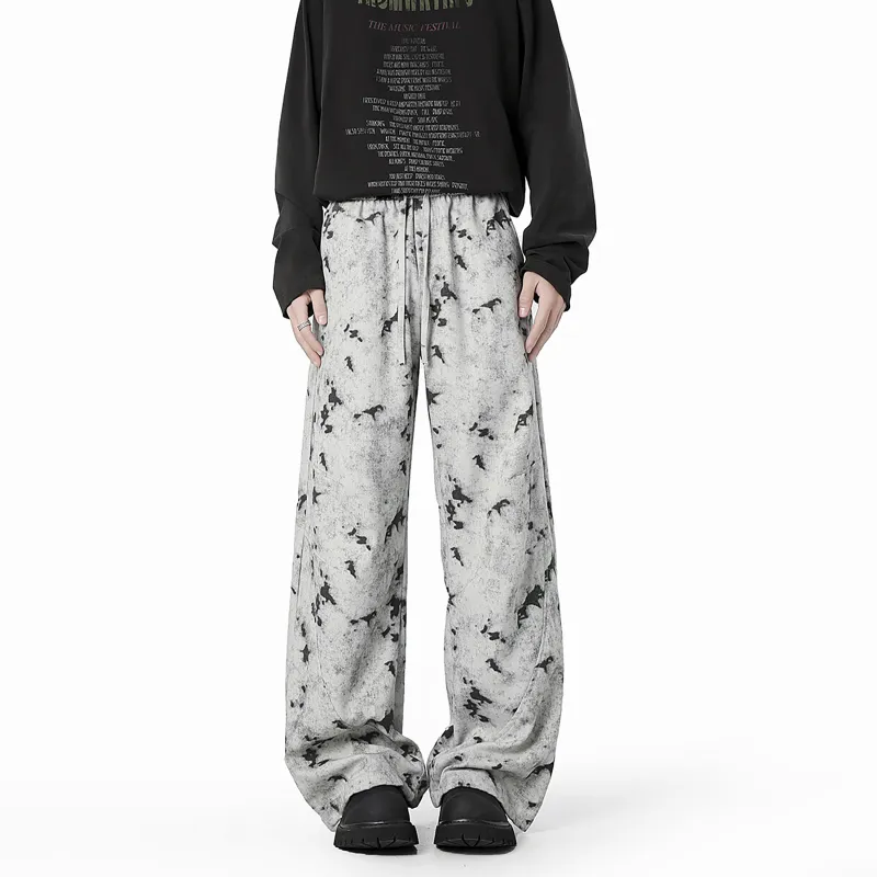 WKOOG Casual Pants Unisex Gray-4