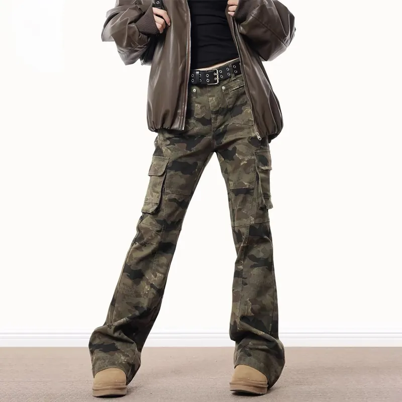 PAINT STAIN Jeans Unisex Camouflage-3