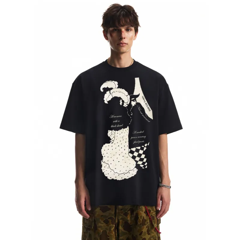 WKOOG T-Shirts Unisex Black-3