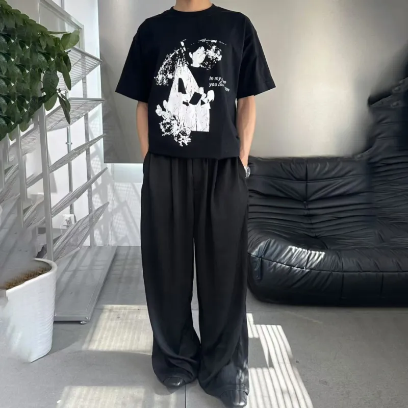 WKOOG T-Shirts Unisex Black-4