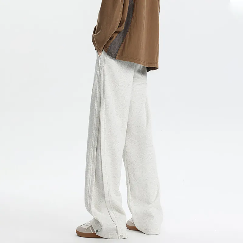 WKOOG Casual Pants Unisex Navy Blue-13
