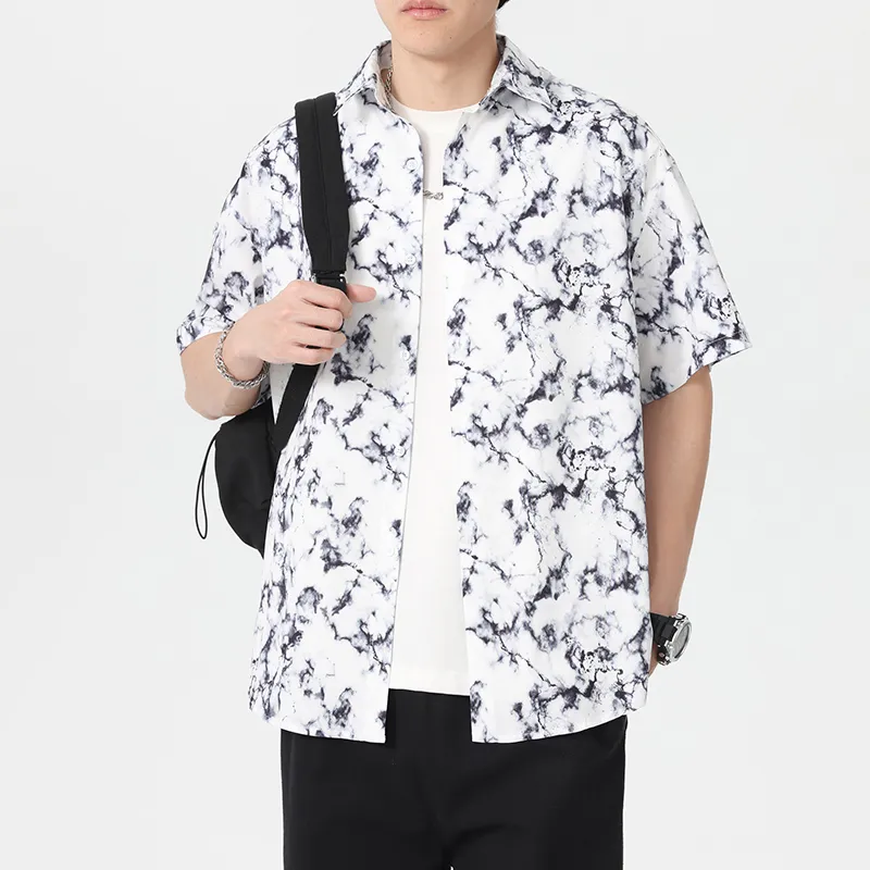 WKOOG Shirts Unisex Snow Mountain Ink Shadow-5
