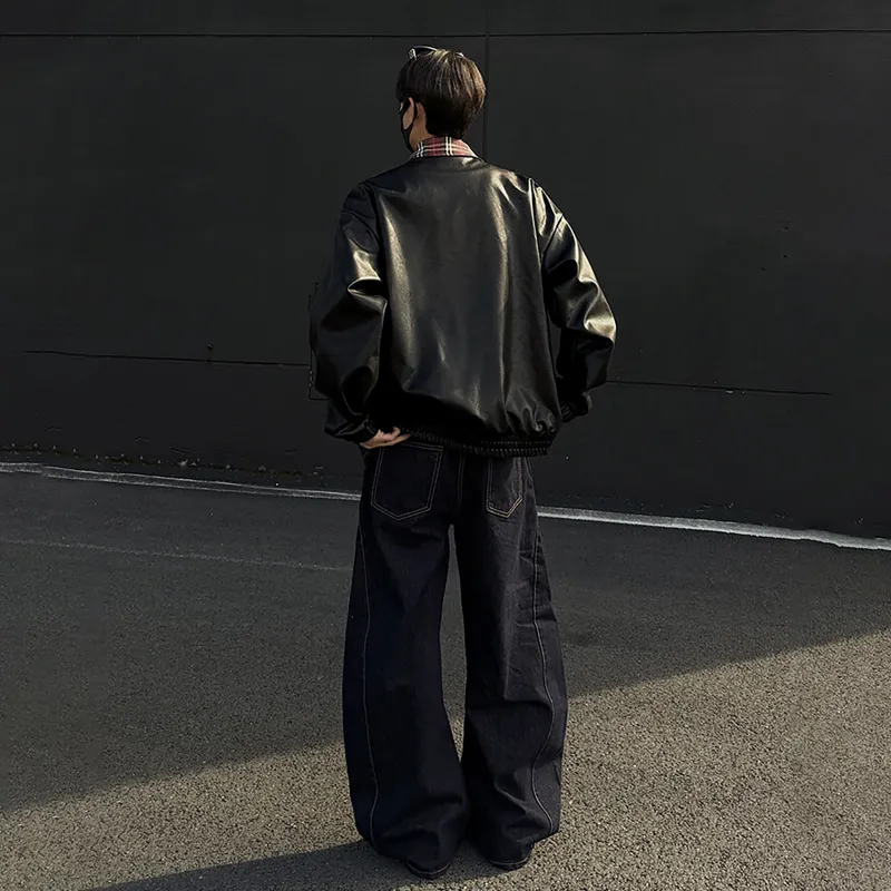WKOOG Leather Jackets Unisex-13