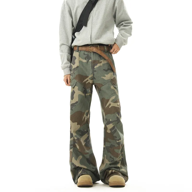 WKOOG Casual Pants Unisex Camouflage-1