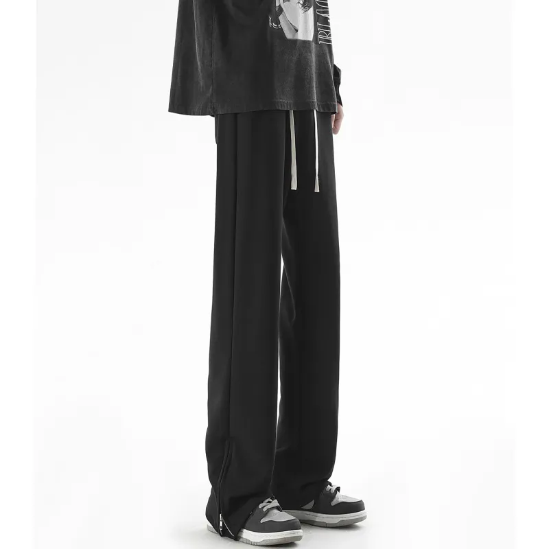 WKOOG Casual Pants Unisex Navy Blue-5