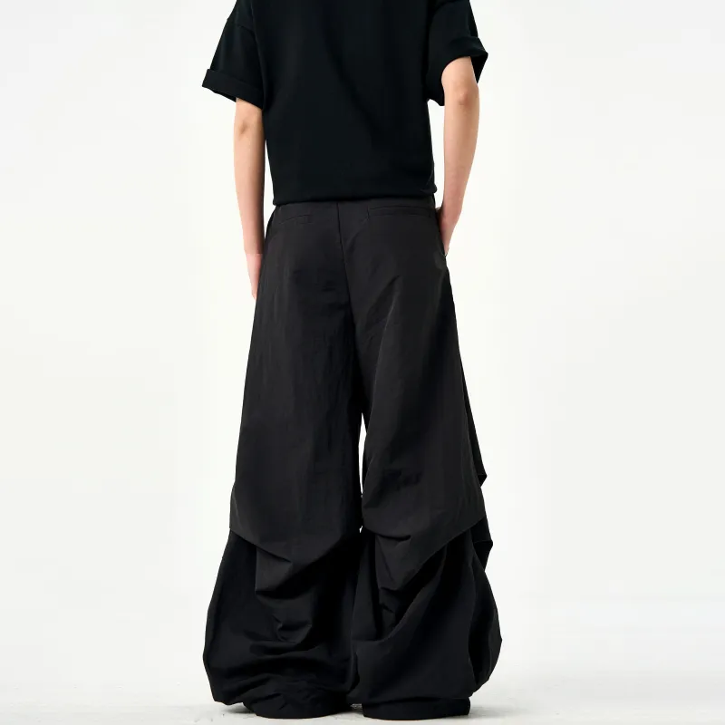 WKOOG Casual Pants Unisex Black-3