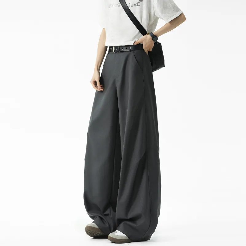WKOOG Casual Pants Unisex Gray-3