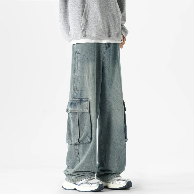 WKOOG Jeans Unisex Blue-3