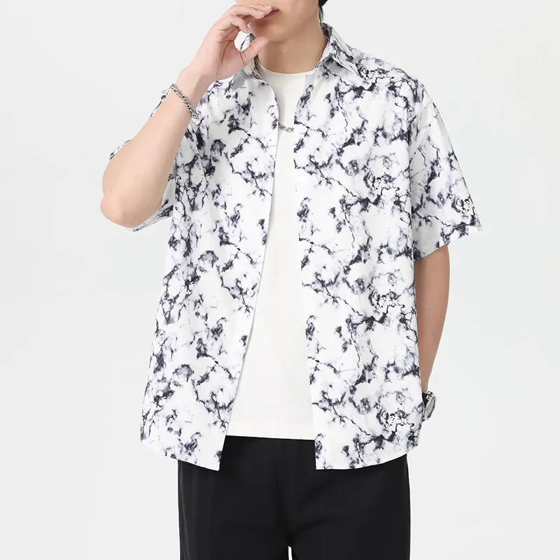 WKOOG Shirts Unisex Snow Mountain Ink Shadow-3