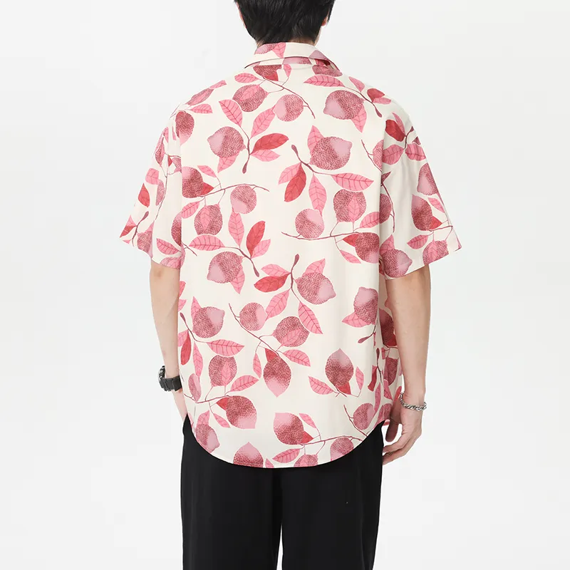 WKOOG Shirts Unisex Powdered Fruit & Leaf-5