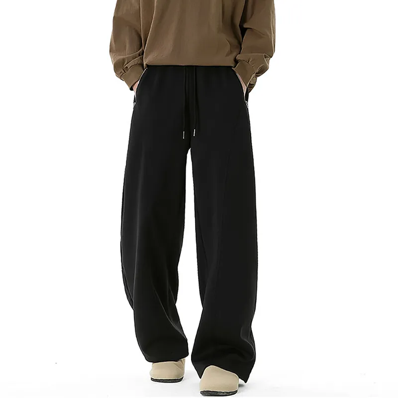 WKOOG Casual Pants Unisex Navy Blue-10