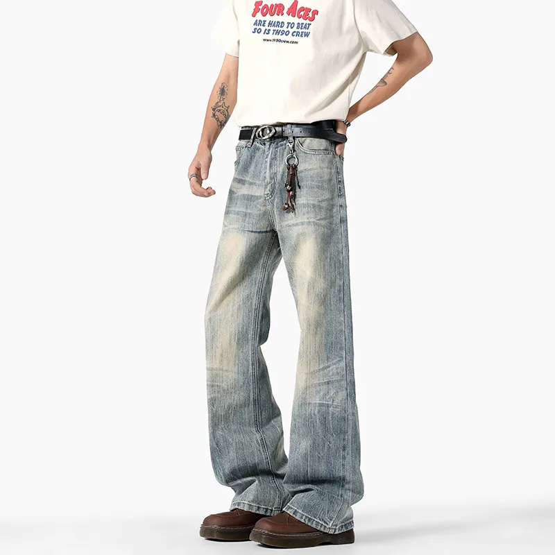 WKOOG Jeans Unisex Blue-5