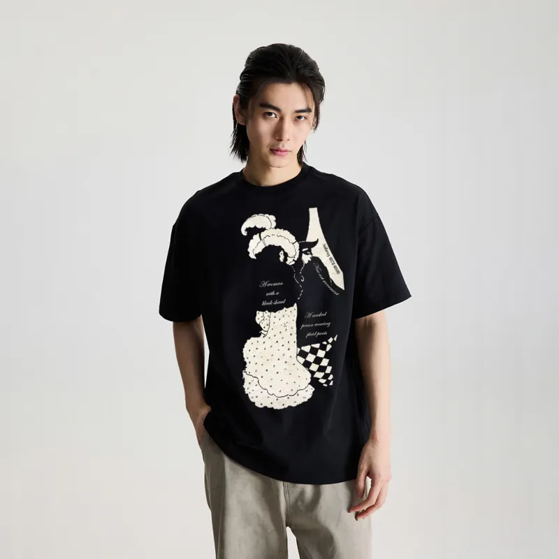 WKOOG T-Shirts Unisex Black-1