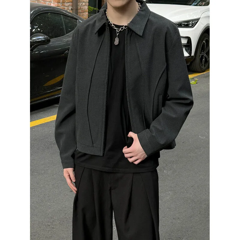 TESTUNG Jackets Unisex Dark Gray-4