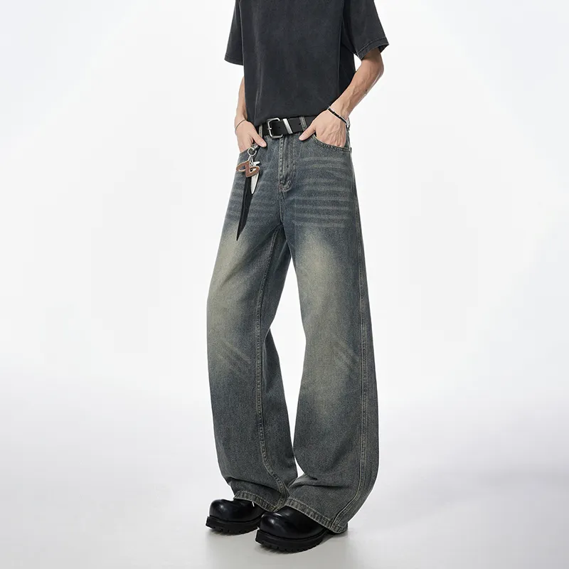 WKOOG Jeans Unisex Vintage Blue-4