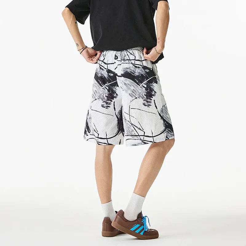 WKOOG Casual Shorts Unisex White-2