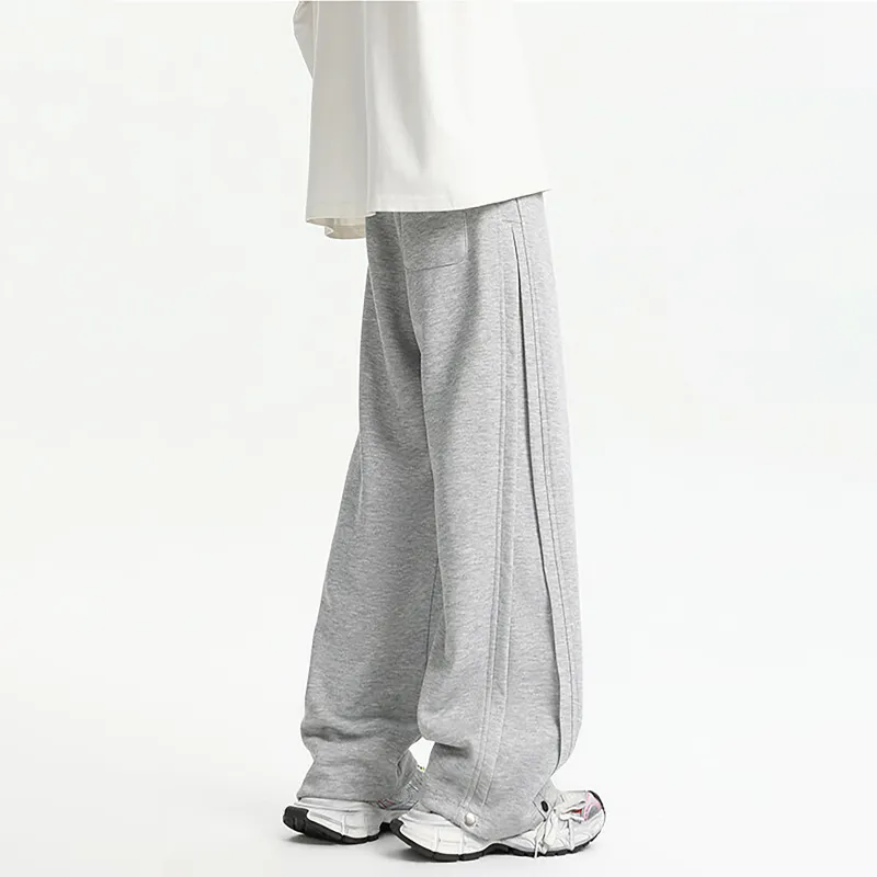 WKOOG Casual Pants Unisex Navy Blue-9