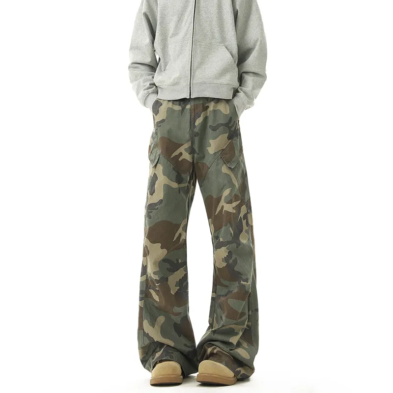 WKOOG Casual Pants Unisex Camouflage-5
