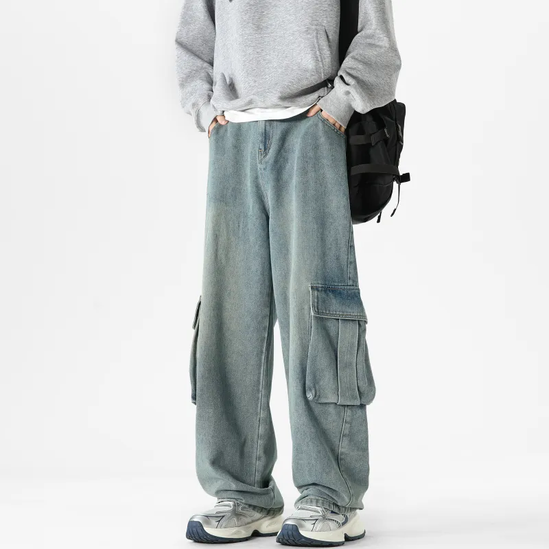 WKOOG Jeans Unisex Blue-2