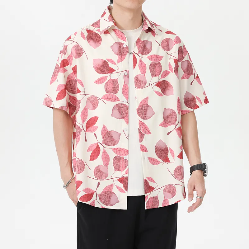 WKOOG Shirts Unisex Powdered Fruit & Leaf-2