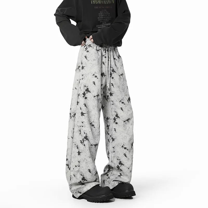 WKOOG Casual Pants Unisex Gray-3
