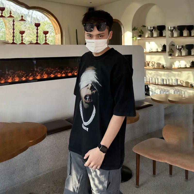 WKOOG T-Shirts Unisex Black-2