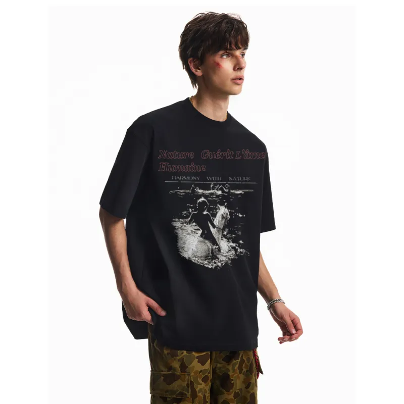 WKOOG T-Shirts Unisex Black-4