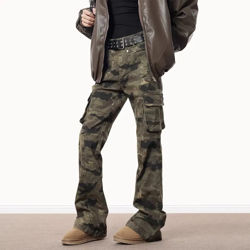 PAINT STAIN Jeans Unisex Camouflage-1