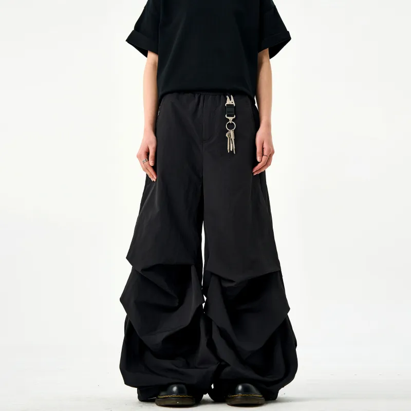 WKOOG Casual Pants Unisex Black-4