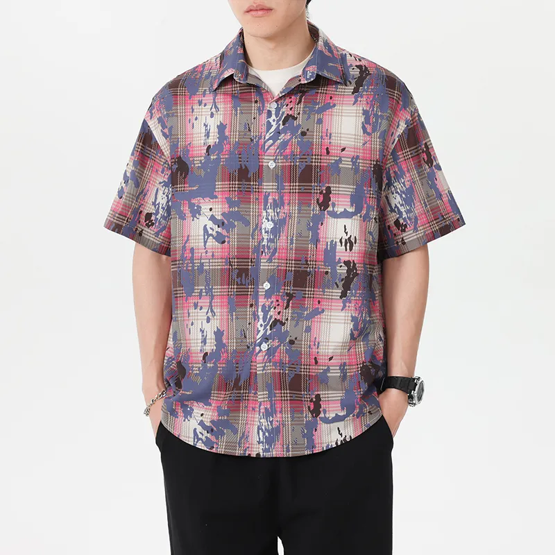 WKOOG Shirts Unisex Iridescent Plaid-2