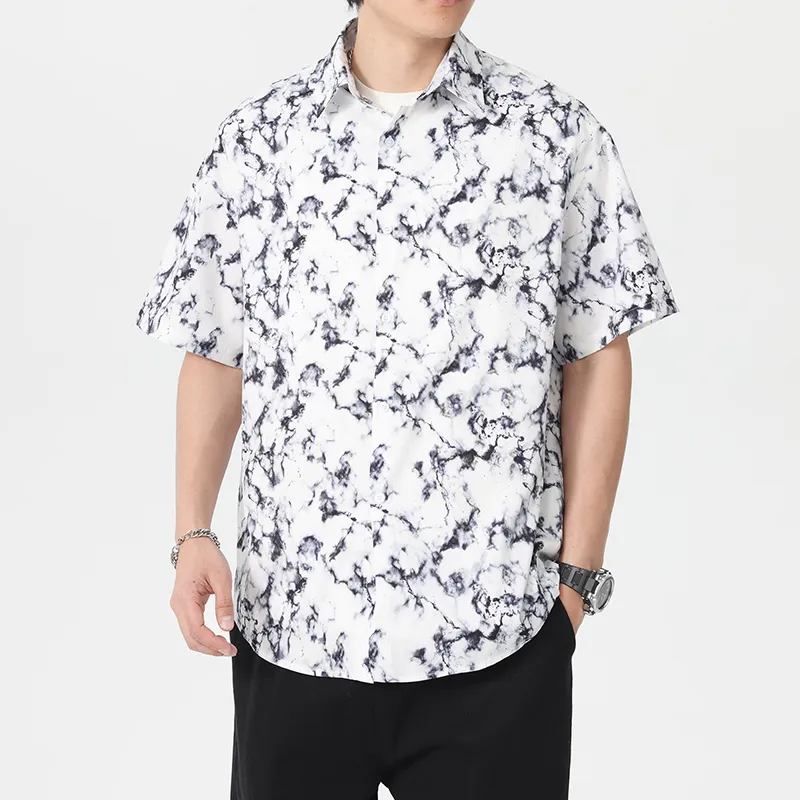 WKOOG Shirts Unisex Snow Mountain Ink Shadow-2