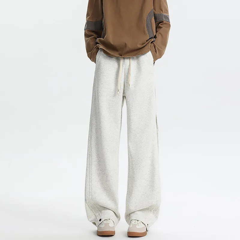 WKOOG Casual Pants Unisex Navy Blue-16