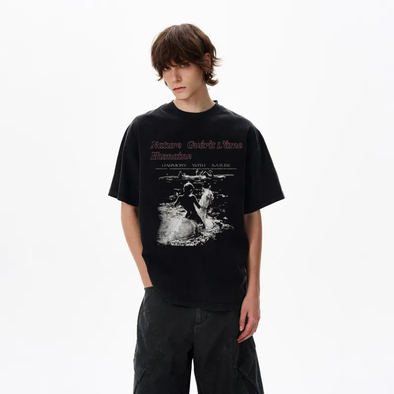WKOOG T-Shirts Unisex Black-5