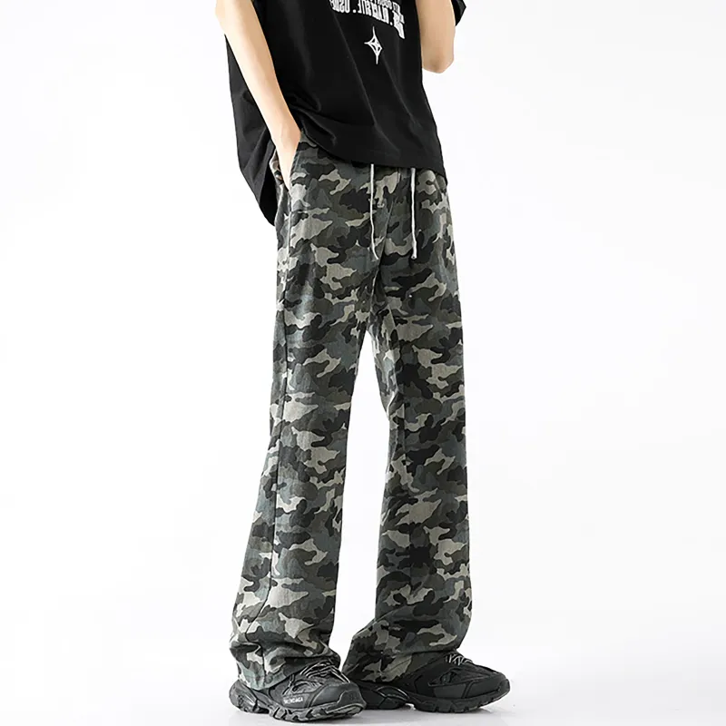WKOOG Casual Pants Unisex Camouflage-2