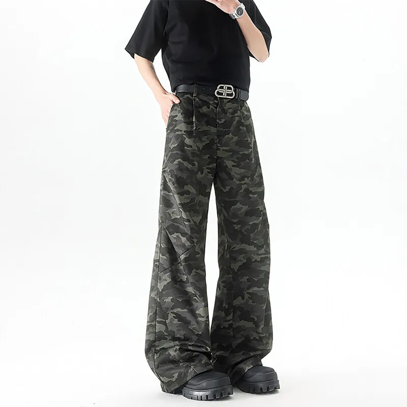 WKOOG Casual Pants Unisex Camouflage-3
